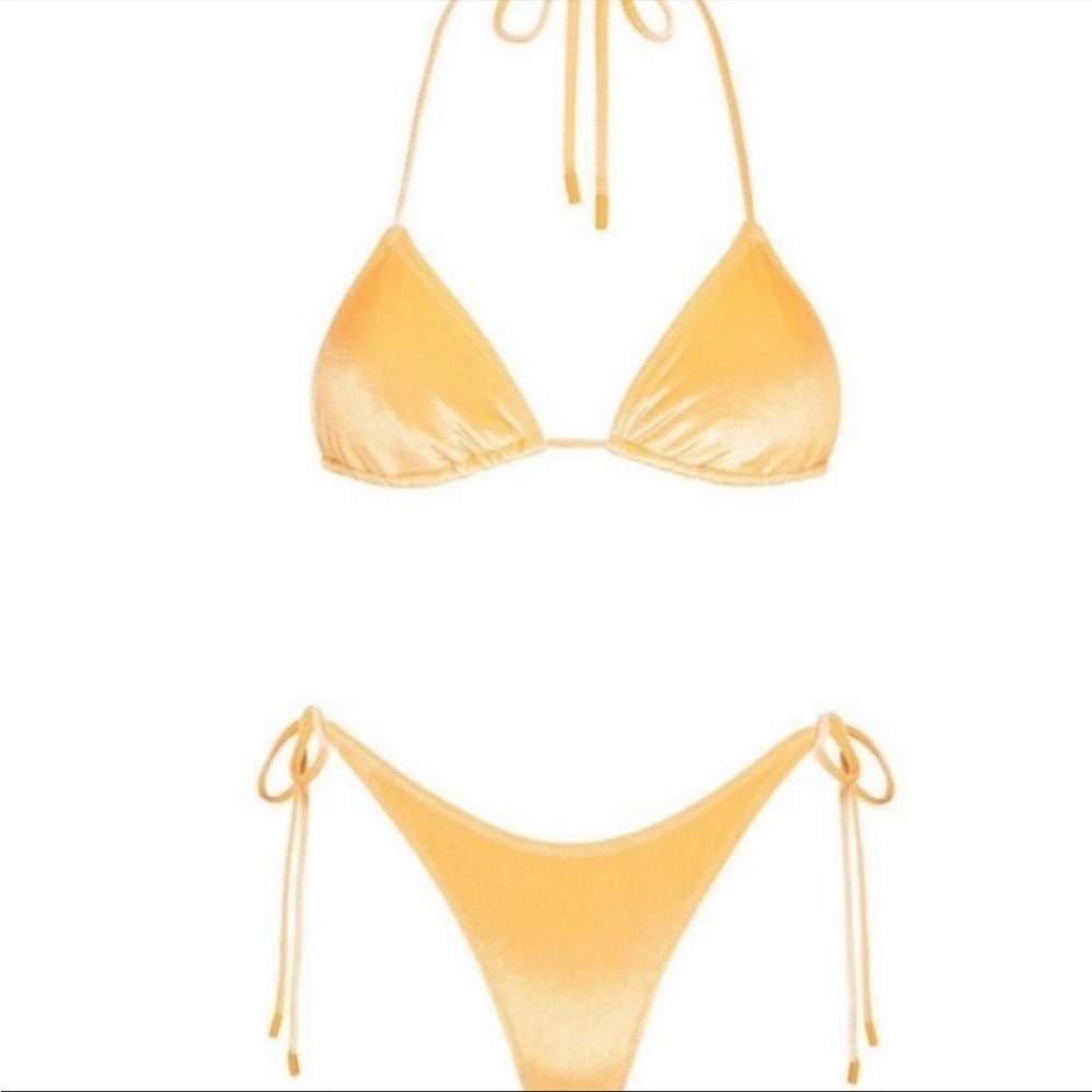 triangl vinca apricot crush bikini top